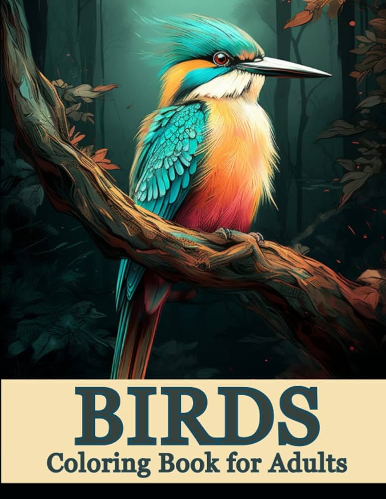 Adult coloring book birds Brock jacobs porn